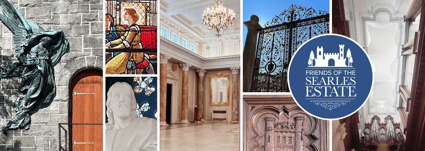 Collage of the Searles Estate